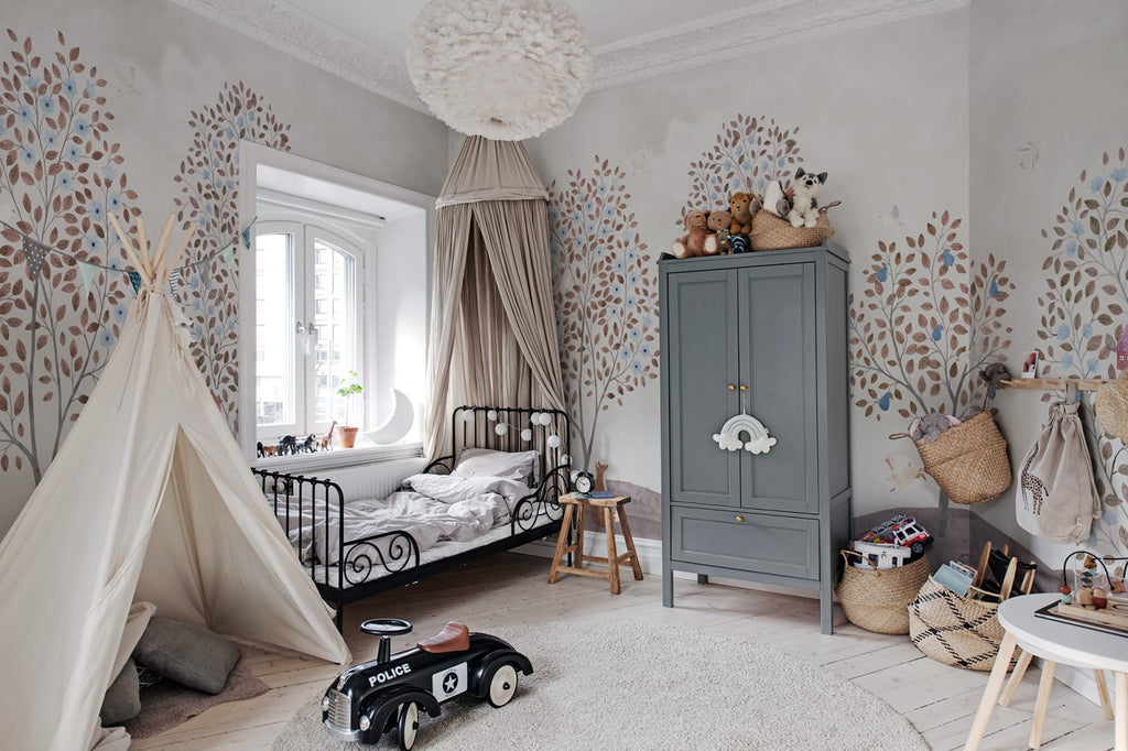 Happy Haven, Beige Wallcoverings