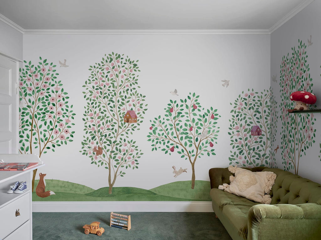 Happy Haven, White Wallcoverings