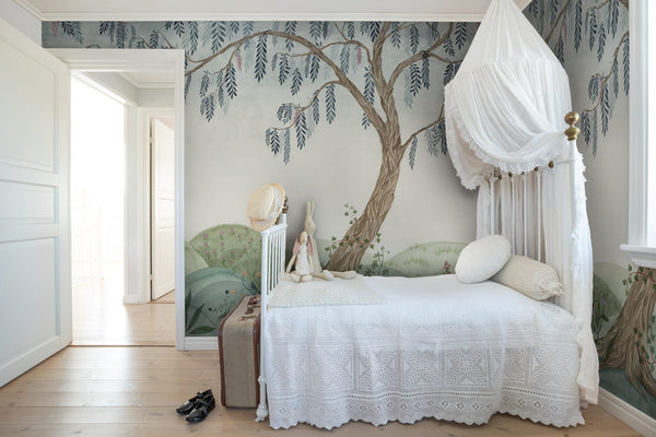 Dreamy Tree - Soft Green | Rebel Walls