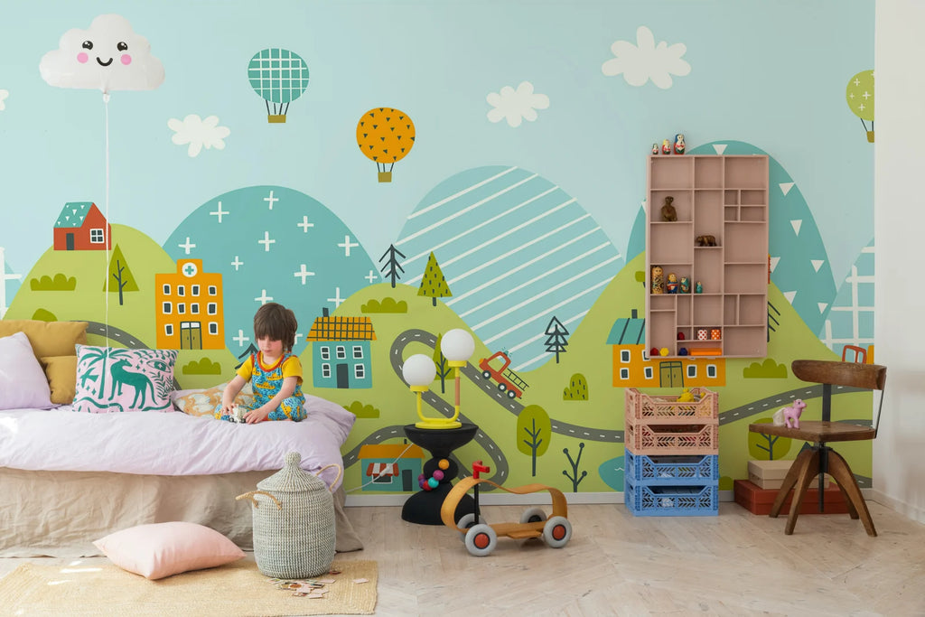 Funny Pathway, Multi Wallcoverings