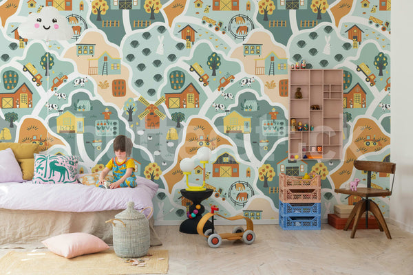 Happy Landscape Multi | Rebel Walls