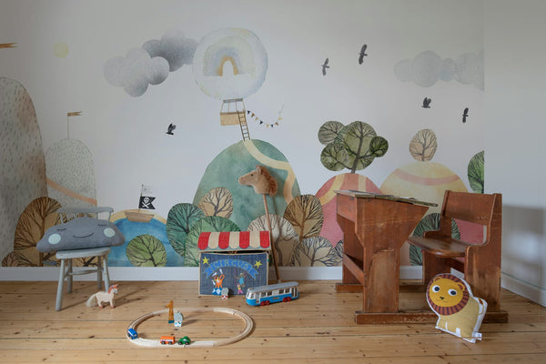 Fantasy Hills, Multi Wallcoverings | Rebel Walls