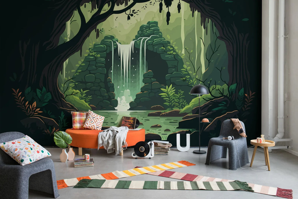 Fantasy Game, Dark Wallcoverings