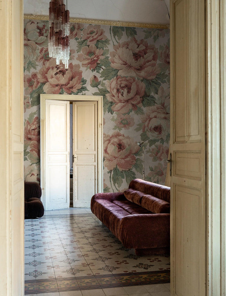 Eternal Blossoms, Pink Wallcoverings