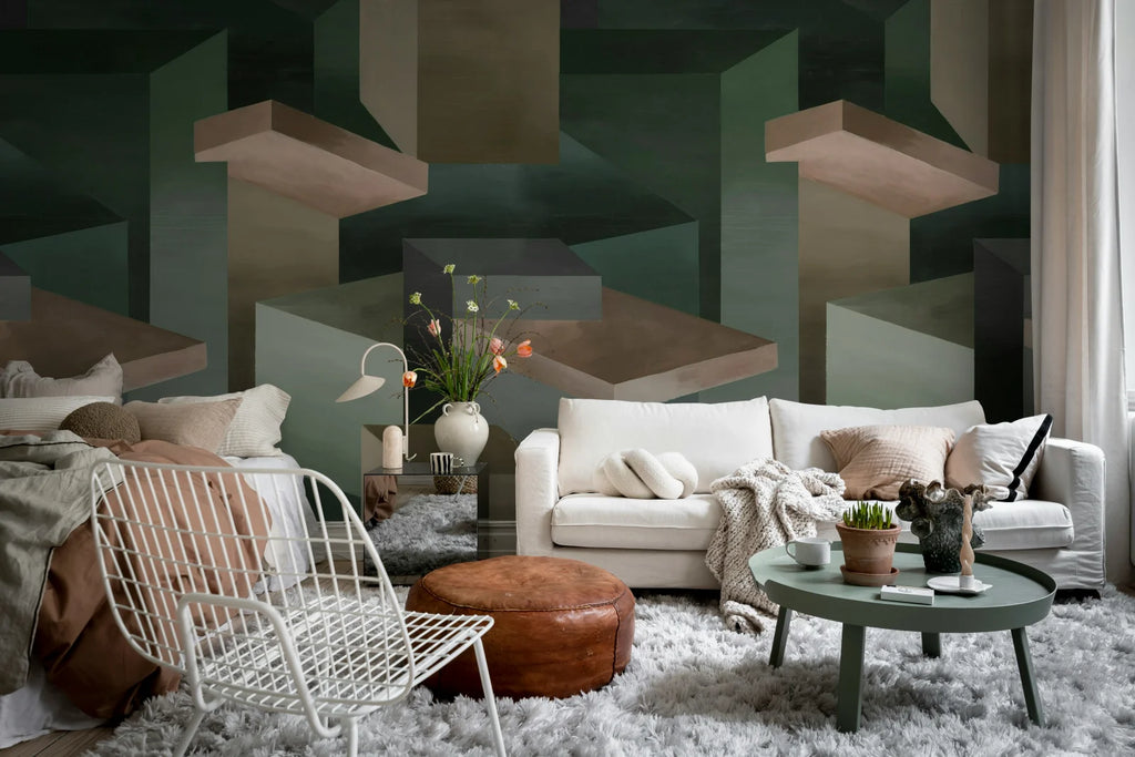 Geometrics, Dark Wallcoverings