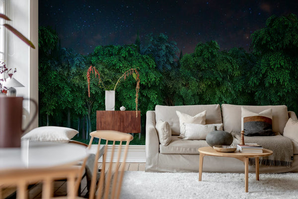 Gaming Woods, Night Wallcoverings | Rebel Walls