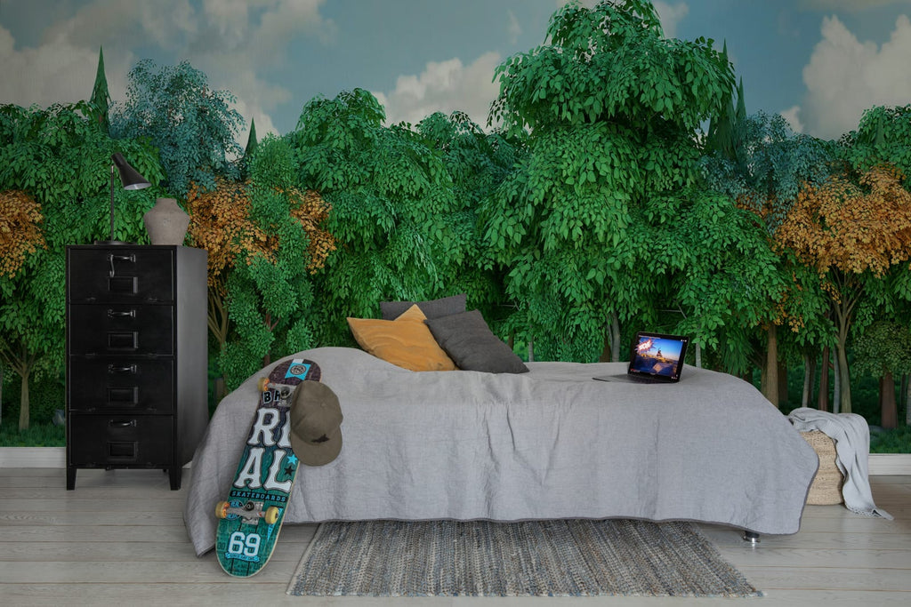 Gaming Woods, Fall Wallcoverings