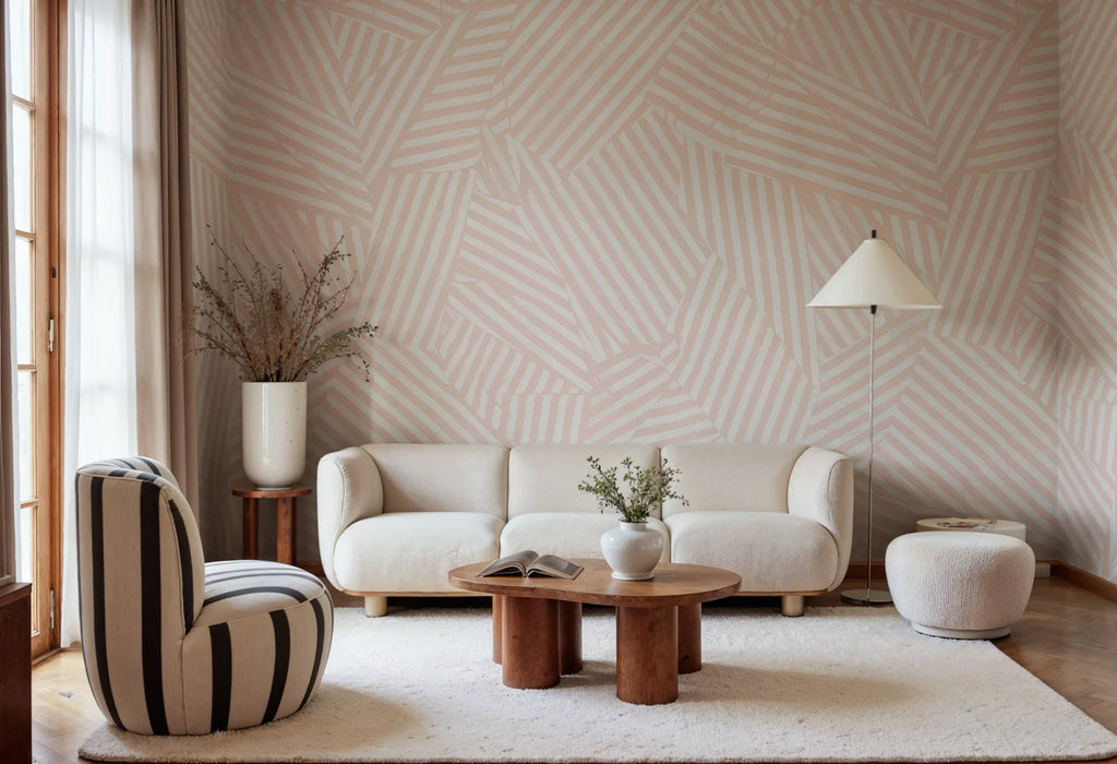 Abstract Weave, Pink