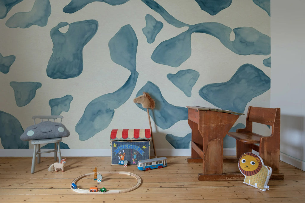 Abstract Motifs, Blue