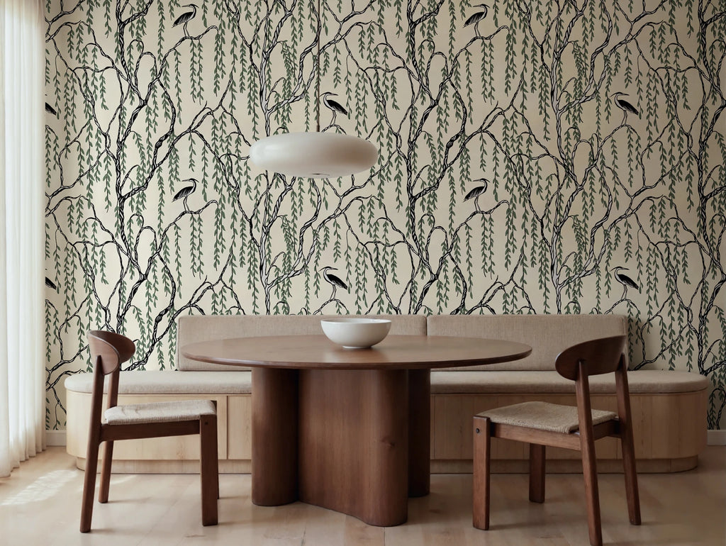 Droptree, Green Wallcoverings