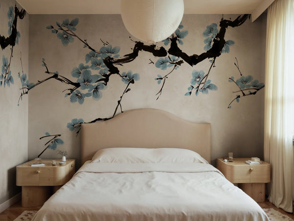 Blush of Spring - Light Blue | Rebel Walls