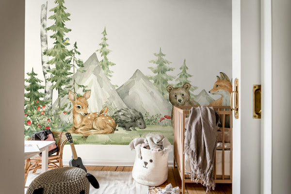 Enchanted Grove, Day Wallcoverings | Rebel Walls