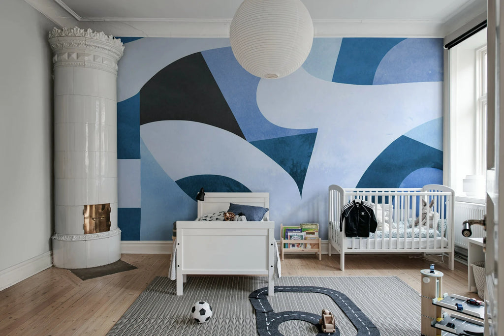 Abstract Curves, Blue