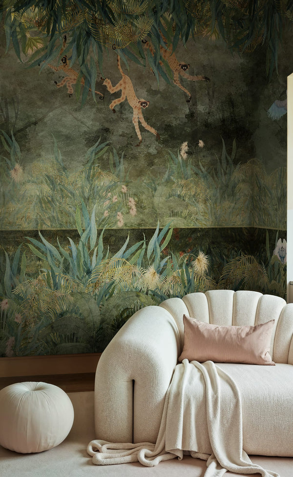 Echoes of the Wild, Night Wallcoverings | Rebel Walls