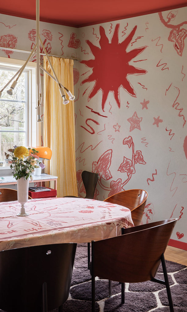 Chroma, Red Wallcoverings