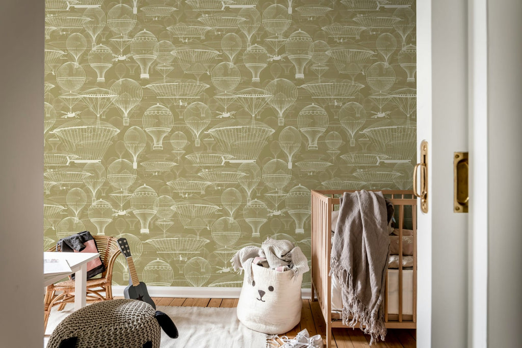 Bon Voyage, Beige Wallcoverings