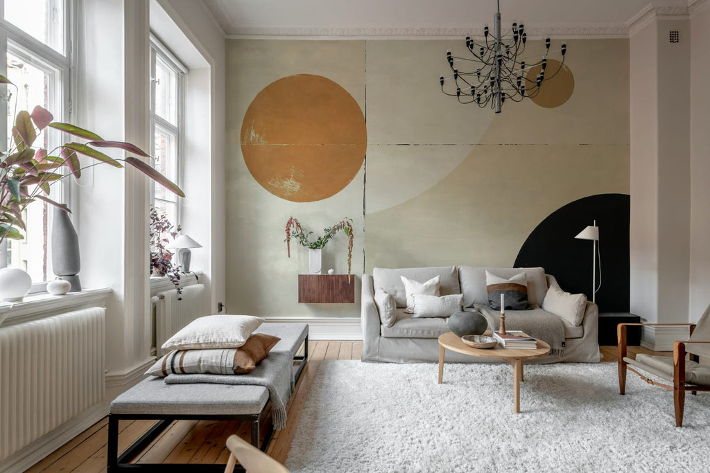 Blocks and Circles, Beige