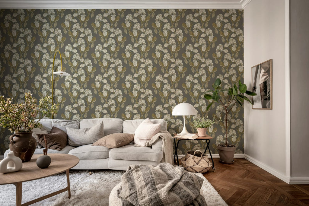 Garland Flora, Brown Wallcoverings