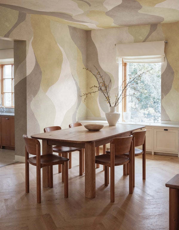 Flowing Forms, Pastel Wallcoverings | Rebel Walls