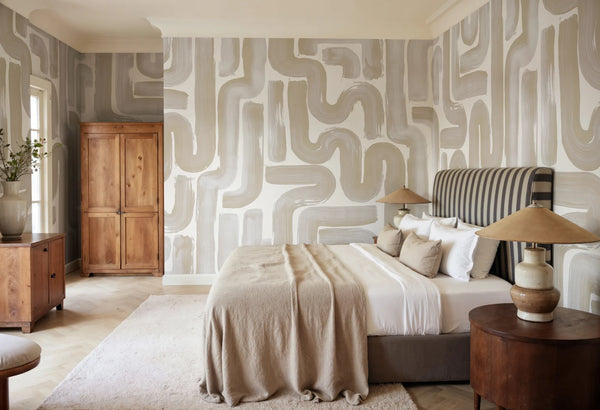 Drape Brush - Beige | Rebel Walls