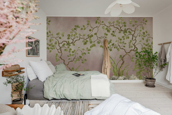 Forest of Dreams, Pink Wallcoverings | Rebel Walls