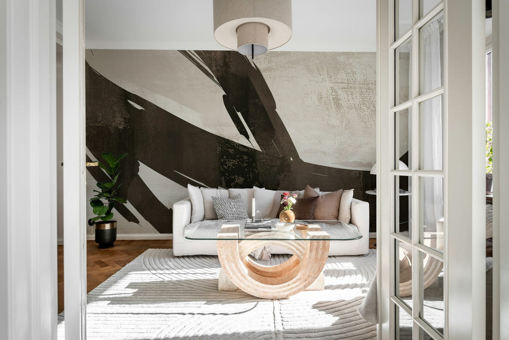 Artzy Stripes, Beige