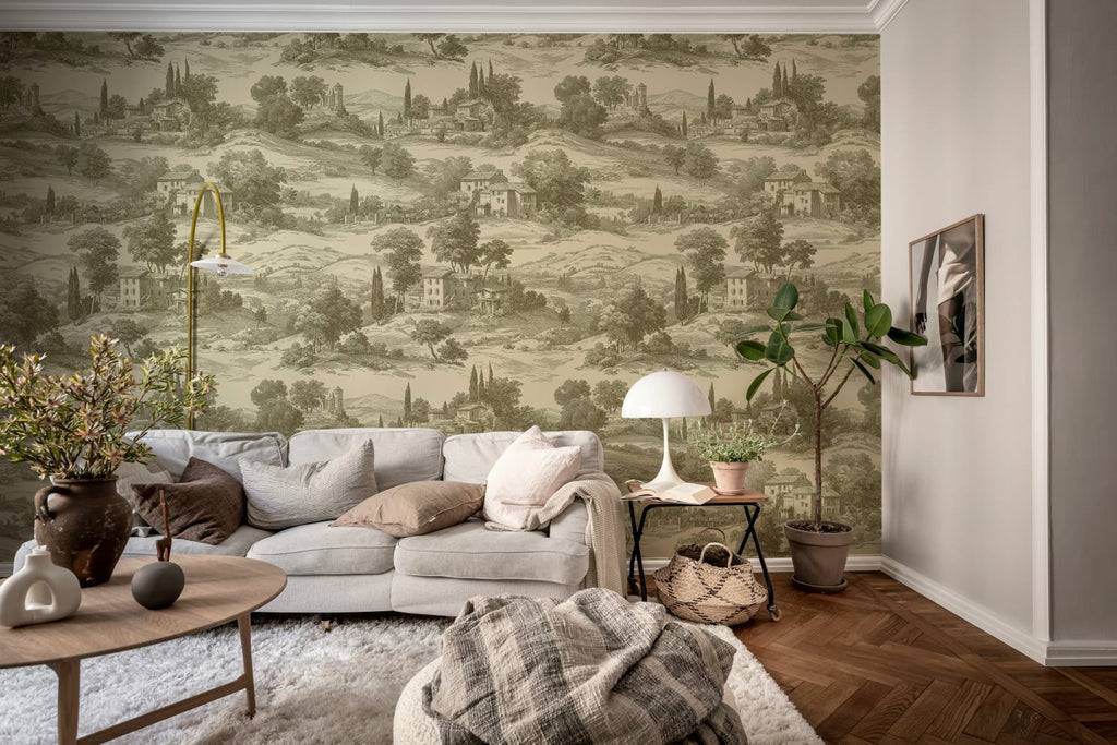Countryside Toile, Cotswold Cream Wallcoverings