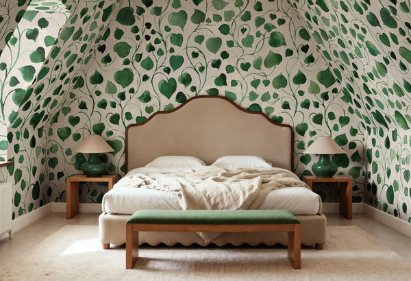Eternal Vine, Green Wallcoverings | Rebel Walls