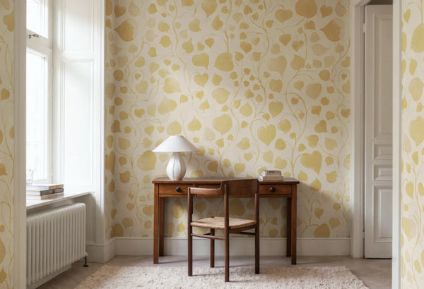 Eternal Vine, Yellow Wallcoverings | Rebel Walls