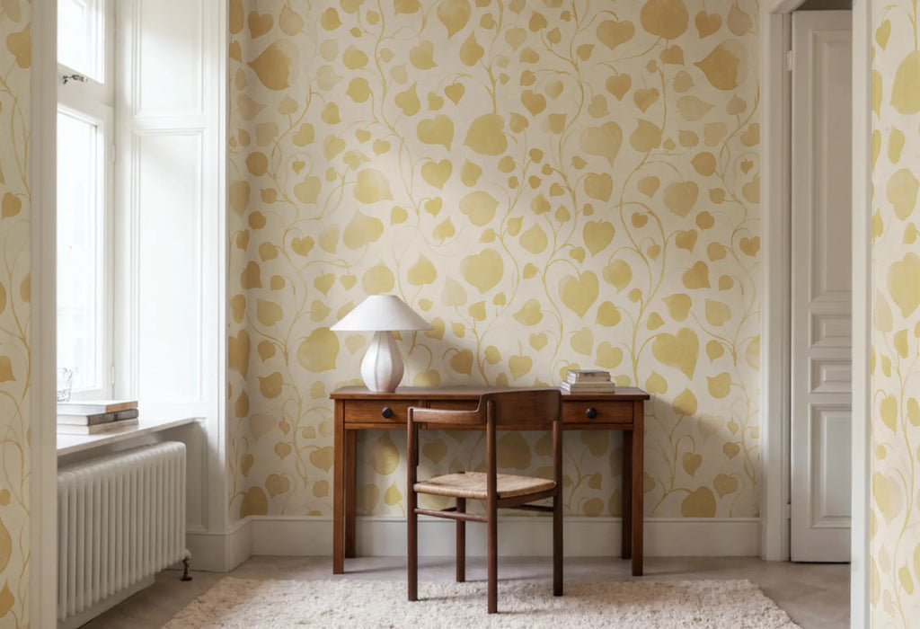 Eternal Vine, Yellow Wallcoverings