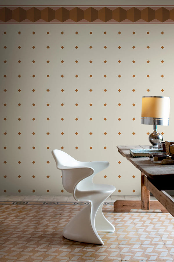 Gentle Manor, Beige Wallcoverings | Rebel Walls