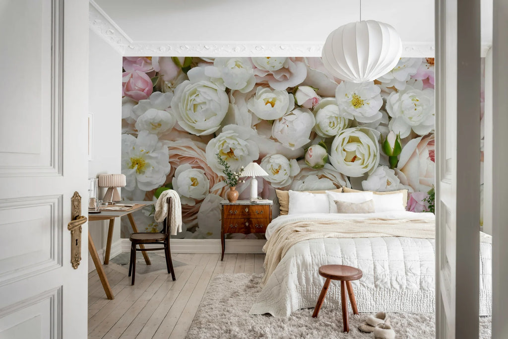 Bouquet of Buttercups, Pink Wallcoverings