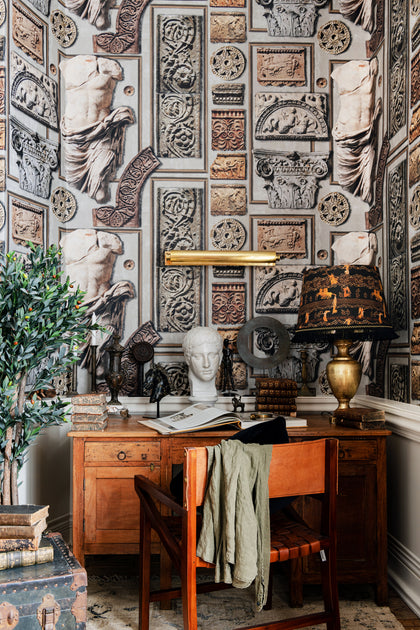 Rare Artifacts - Taupe, Beige, Brown Wallcovering | Mind the Gap