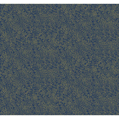 Gold Beach Gold Midnight Navy Wallcovering | Jeffrey Stevens