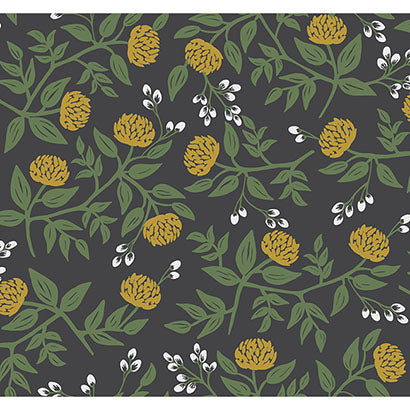 Tenby Charcoal Dark Gray Wallcovering | Jeffrey Stevens