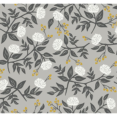 Saundersfoot Charcoal Wallcovering | Jeffrey Stevens