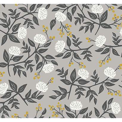 Saundersfoot Charcoal Wallcovering | Jeffrey Stevens