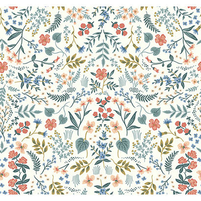 Minori Coral Wallcovering | Jeffrey Stevens