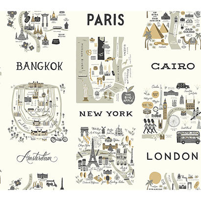La Push Charcoal Wallcovering | Jeffrey Stevens