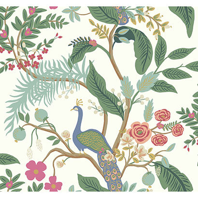 Walberswick Cream Wallcovering | Jeffrey Stevens