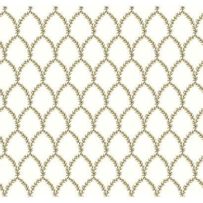 Osterville Cream Off-White Wallcovering | Jeffrey Stevens