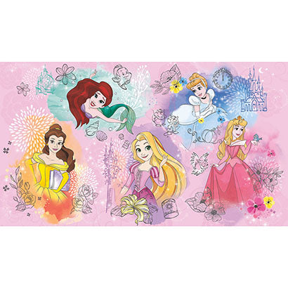 Disney Princess Peel And Stick Mural | Jeffrey Stevens