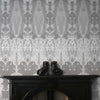 Ikat Damask Greys