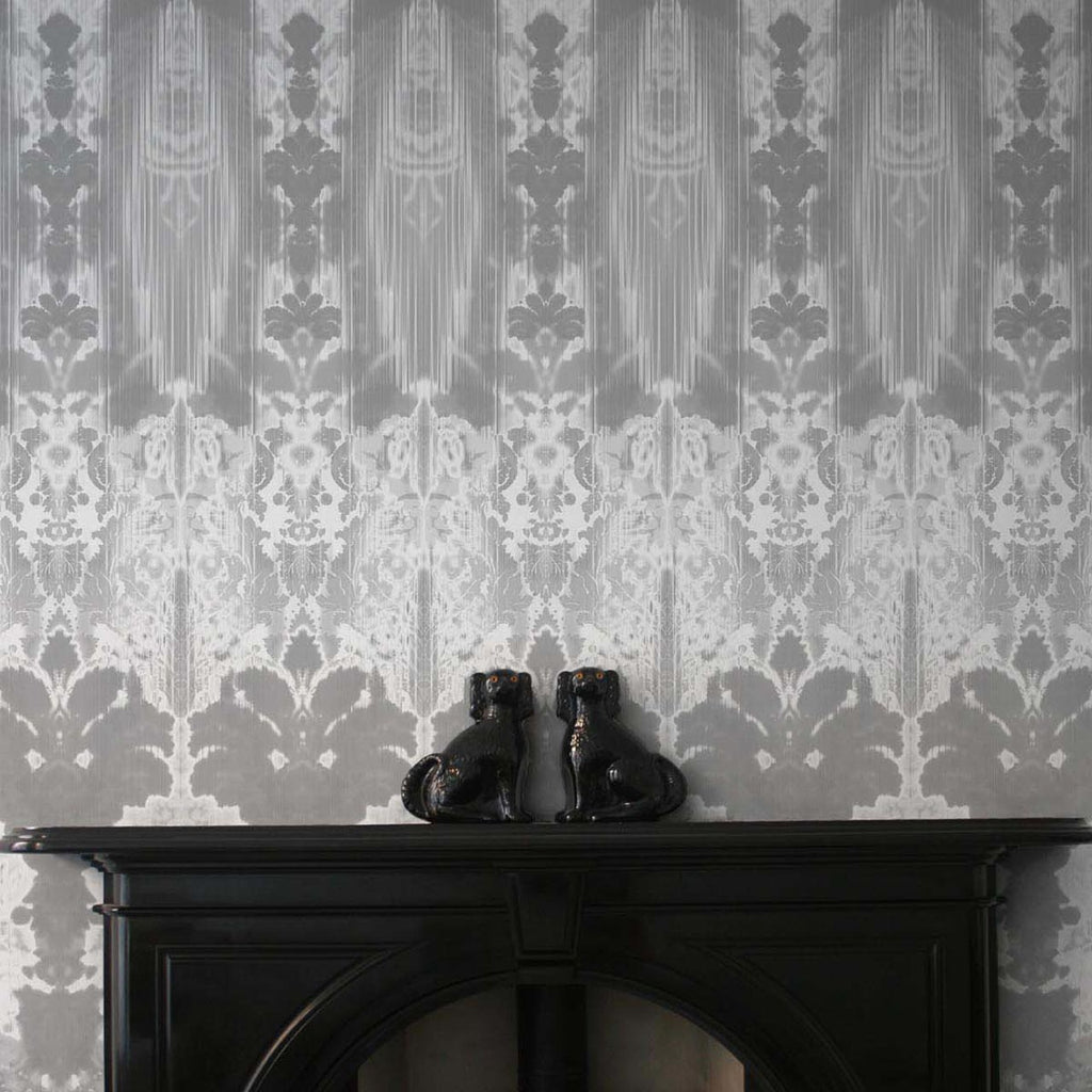 Ikat Damask Greys