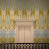 Ikat Damask Blues and Greens