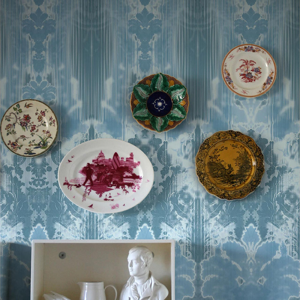 Ikat Damask Blues
