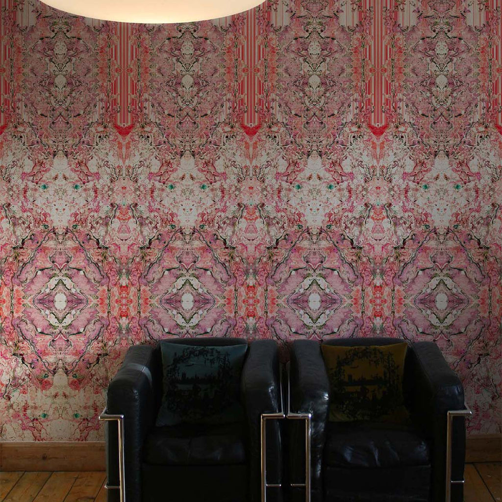 Marble Damask Reds