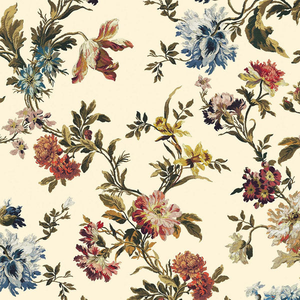 Rosetta Ecru, Sample Wallcoverings | House of Hackney