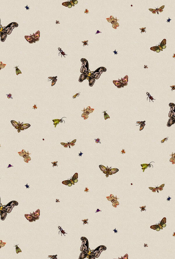 Nightcrawlers Warm Stone | Timorous Beasties Wallcovering