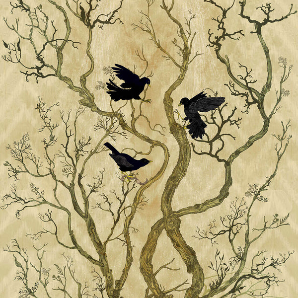 Winchester Panels Beige | Timorous Beasties Wallcovering